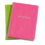 Small Travel Journal, Genuine Goatskin Leather, Lined Pages, 4-3/8" x 6"