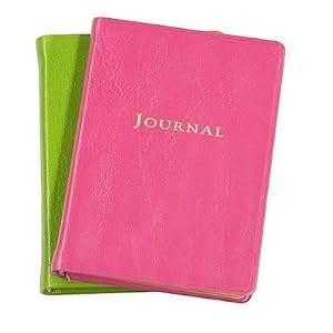 Small Travel Journal, Genuine Goatskin Leather, Lined Pages, 4-3/8" x 6"