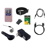for Sony Walkman E Series NWZ-E430 NWZ-E436 NWZ-E438 NWZ-E439 , Pink Soft Silicone Skin Case   Black Belt Clip   USB Car Charger   USB Walll/Travel Charger   USB Data Cable   3.5mm~3.5mm straight Auxiliary Cable   Screen Protector   Fishbone Keychain   Screen Protector