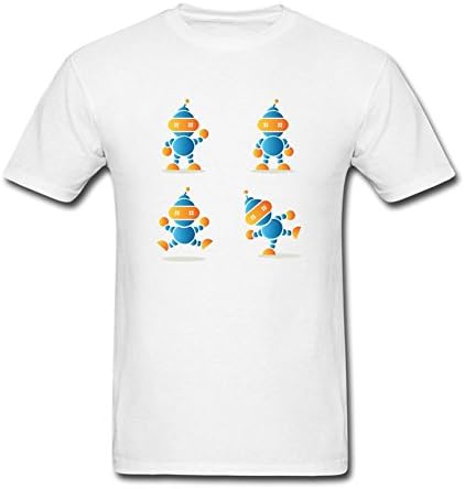 Nicesne Set Of Dancing Robots T Shirt For Men
