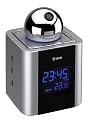 Tokai - LRE 153 S - Radio R&eacute;veil - Projecteur - Calendrier - Thermom&egrave;tre - Double Alarme - Entr&eacute;e Audio Auxiliaire - Silver
