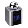 Tokai - LRE 153 S - Radio R�veil - Projecteur - Calendrier - Thermom�tre - Double Alarme - Entr�e Audio Auxiliaire - Silver