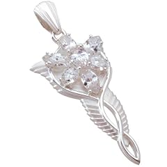 Gro�er Arwens Abendstern (echtes Silber) aus Herr der Ringe - inkl. 925er Silberkette