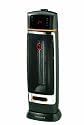 Honeywell HZ-385E Oscillating Ceramic Tower Fan Heater, 1.8kW (Black/Silver)