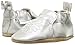 Robeez Girls' Metallic Mist Slip-On, Silver, 12-18 Months M US Infant