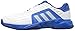 adidas Performance Men's Barricade Court 2 Tennis Shoe,White/White/Shock Blue,10 M US