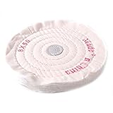 柔らかい コットン 布アーバーホール バフ研磨 研磨ホイール パッド 円形 グラインダー サイズ8