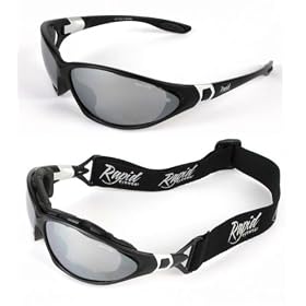 Rapid Eyewear Moritz Ski Goggles / Sport Sunglasses With Interchangeable Side Arms / Strap - for Skiing, Climbing, Shooting etc.