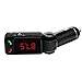 FX-Victoria Bluetooth FM Transmitter Audio Receiver Adapter Bluetooth Car Kit with 3.5mm Audio Output Cable, Dual USB Charging, suitable for Apple, HTC, LG, Samsung or other tablets/Smartphone - Black