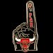 Chicago Bulls #1 Fan Pin