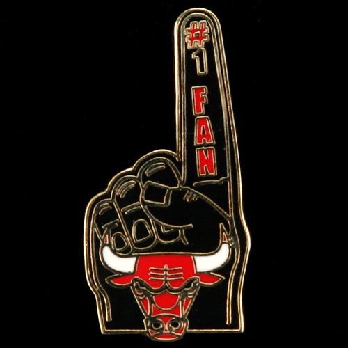 Chicago Bulls #1 Fan Pin