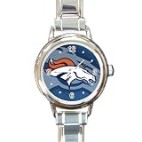 Denver-Broncos Italian Charm Watch