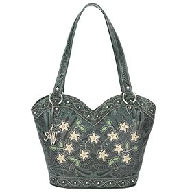 American West Boot Scoot Boogie Zip Top Tote