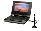Dual DVP-D 1015 Portabler DVD-Player (17,78cm (7 Zoll), integrierter Akku, DVB-T, SD, USB) Schwarz