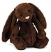 Plush Bashful Medium Chocolate Bunny 12