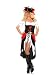 Sexy Womens Adult 3Pc. Pirate Beauty, Long Open Front Dress,