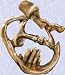 A sweet kiss statue midnight lovers romantic sculpture