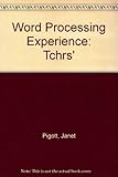 Word processing experience. Teacher's handbook and solutions