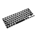 GTMax Aluminum Unibody Apple MacBook / Pro / Air Silicone Keyboard Skin Cover - Black