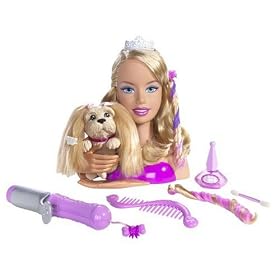 Barbie Glamour Pup Styling Head by Barbie