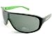 New LACOSTE LA12407 LA-12407 GN Sunglasses Grey Lens Black & Green Frame Size:99-99-115