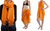 #1: Sarong aus Baumwolle, klassischer Blumendruck