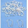 24 Earring Wires Sterling Silver French Kidney 22 Gauge