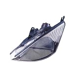 2000-2002 Ford Focus LED Halo Projector Headlights (Black) by Matrix
