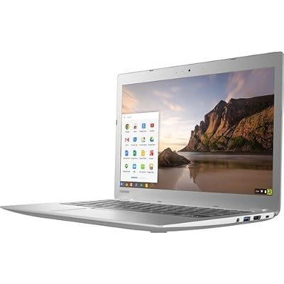 Toshiba CB35-A3120 13.3-Inch Chromebook (Intel Celeron 2955U 1.4 GHz Processor, 2 GB DDR3 RAM, 16 GB SSD, Intel HD Graphics, Chrome OS), Silver