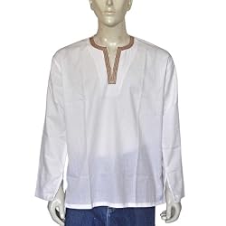 Mens Clothing Cotton Shirt Kurta India Chest 42 inches