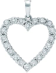 0.25CTW DIAMOND HEART PENDANT