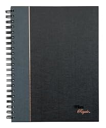 TOPS Royale Business Hardcover Notebook, College Rule, 8 x 10.5 Inches, White, 96 Sheets (25331)