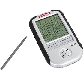 Genius Sudoku Electronic Handheld Game w/ 100,000+ Puzzles