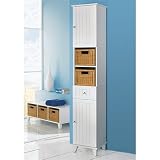 baumarkt direkt Badmöbelserie »Venezia« in weiß Hochschrank 33 cm breit