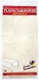 Party Dimensions Single Count Rectangular Plastic Tablecover, 54 by 108-Inch, Ivory