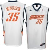 Adam Morrison Charlotte Bobcats Jersey White Swingman