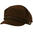 Men's Greek Fisherman Winter Wool Blend Cabby Driver Hat Flat Cap Brown S/M