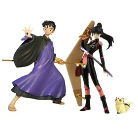 InuYasha Series 3 Action Figure Sango w/ Hiraikotsu & Kilala