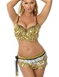 Deluxe Belly Dancer Coin Bra