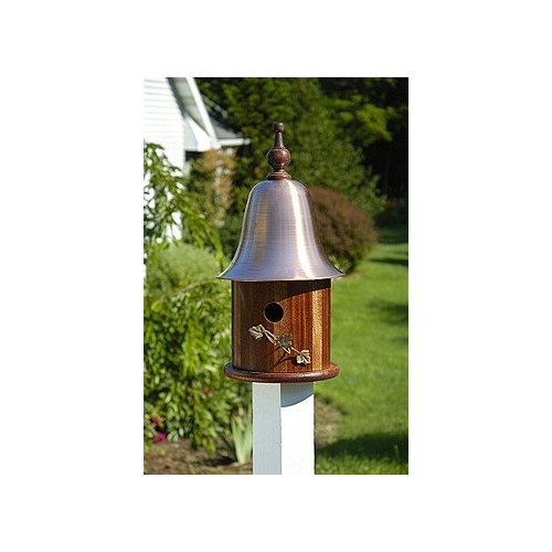 The Ivy House Birdhouse Mahogany