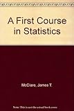 A first course in statistics