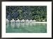 Resort on El Nido Miniloc Island, Philippines Photos To Go Collection Framed Photographic Poster Print by MaryAnn & Bryan Hemphill, 29x21