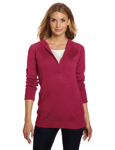 Marmot Women's Madison Hooded Sweater, Dark Rose, Medium