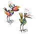 Exhart 91178 Krazy Klucker Bird Garden Statue Assortment, Multicolored (Pack of 2)