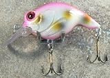 JLVLures Shallow Crankbait Spotted Flamingo: Diver Lures JLV Freshwater Smallmouth... by JLVLures