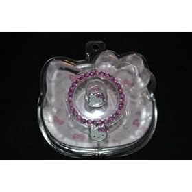  Hello Kitty Purple and Pink Bracelet and Ring Set