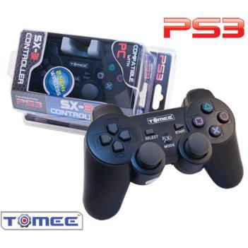 New Playstation 3 SX-3 Wireless Controller Ultra-Responsive Dual Analog Sticks Directional Pad Black