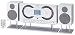 Jensen Wall Mountable Front Loading Dual MP3 CD System - JMC-670 (Silver)