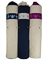 Yoga-Mad Asana Yoga Mat Bag Blue / Cream