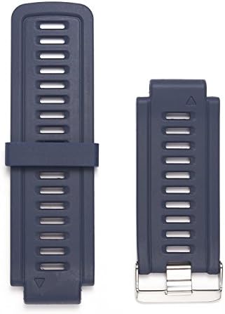 Fionatech Navy-Blue Silicone WristBand Strap For Garmin Epix GPS Navigator Mapping Multisport Watch